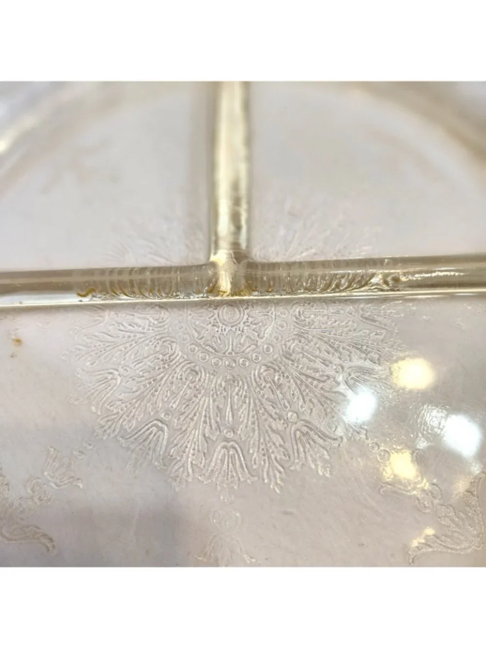Anchor Hocking PRINCESS Yellow Depression Glass 10.25